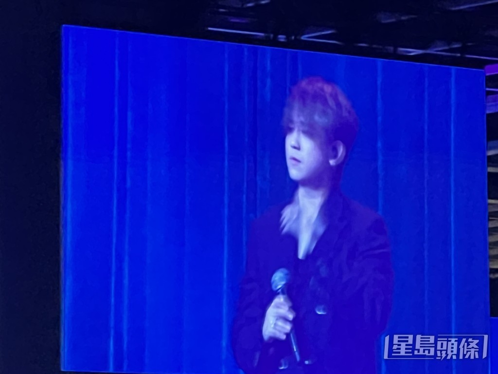 Mirror成員姜濤驚喜現身，作壓軸表演，現場呼叫聲不斷。郭詠欣攝