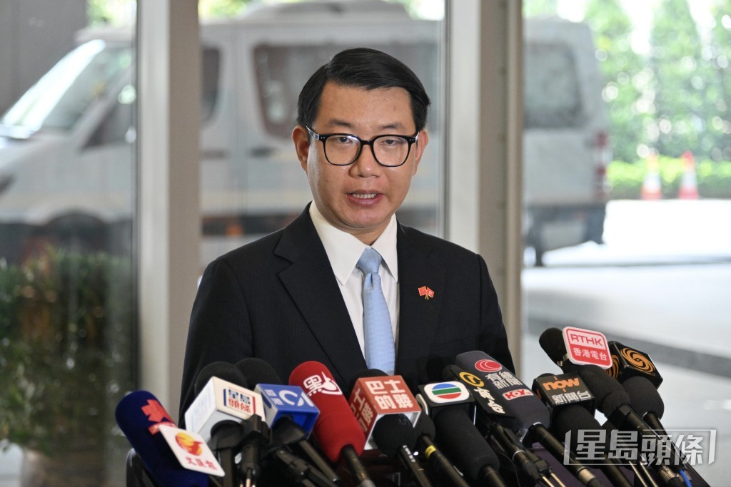 立法會選委界議員吳英鵬。 立法會選委界議員吳英鵬。