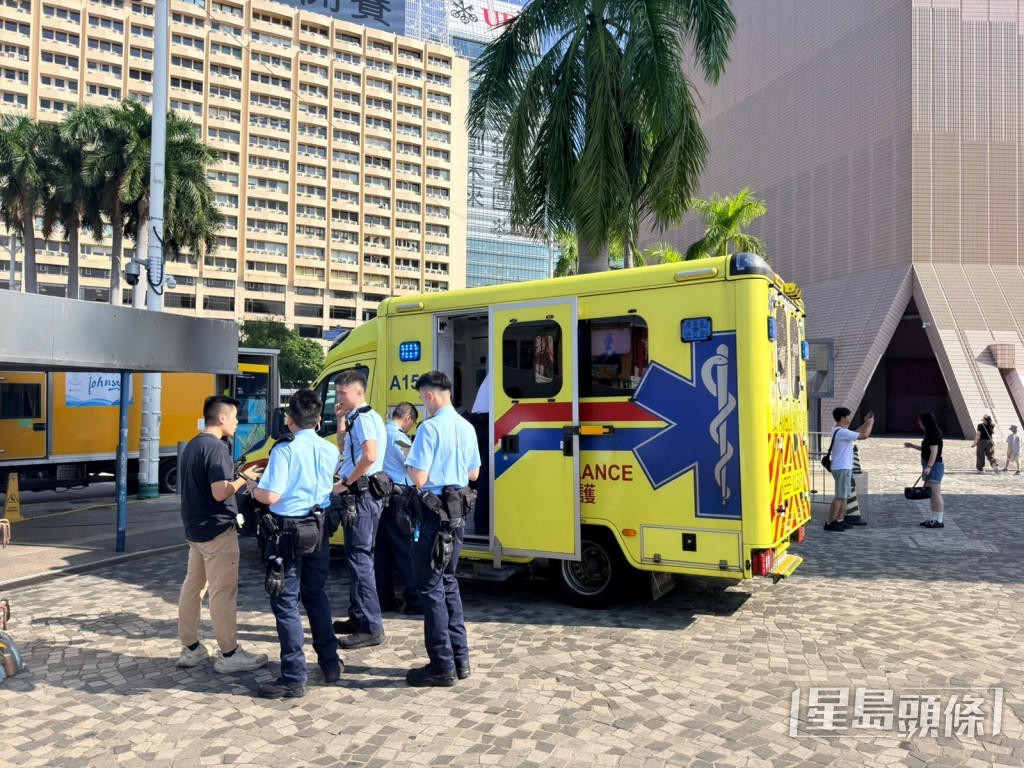警員到場調查。梁國峰攝