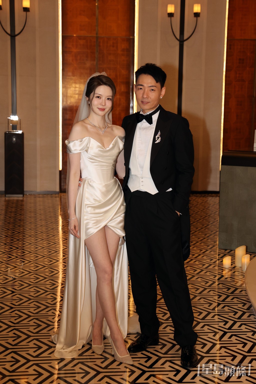 Fish指徐浩與曾樂彤的婚禮好感人。 Fish指徐浩與曾樂彤的婚禮好感人。