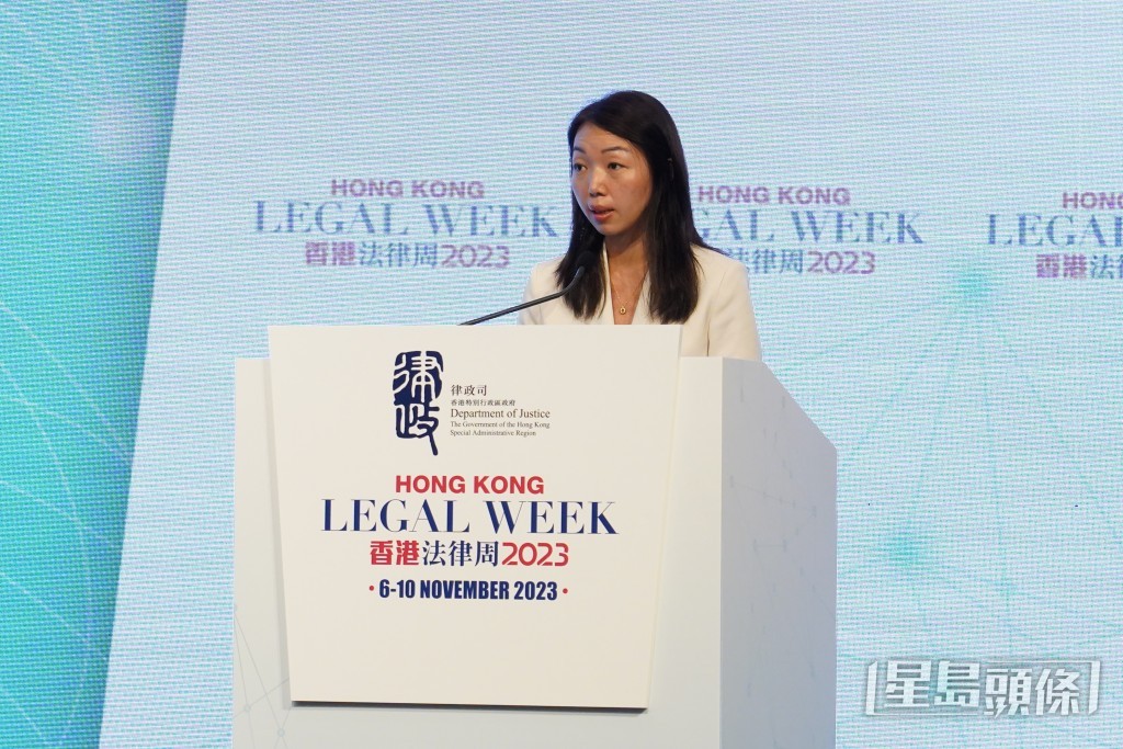 澳门特区政府法务局局长梁颖姸。叶伟豪摄