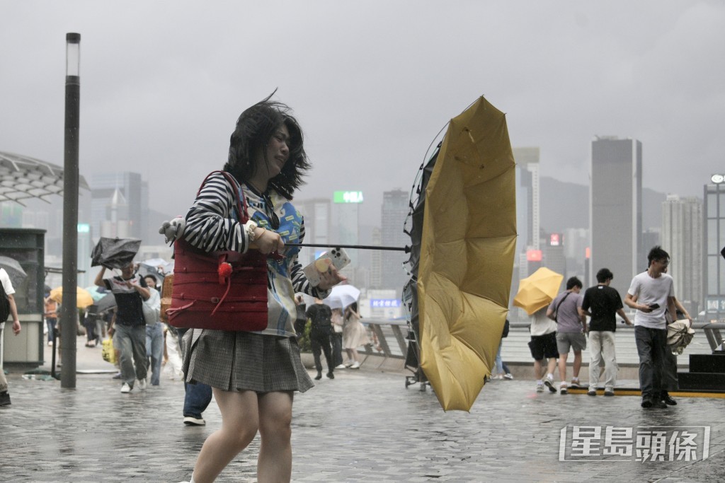 天文台預料明日(29日)起連續九天都會有驟雨。資料圖片 天文台預料明日(29日)起連續九天都會有驟雨。資料圖片
