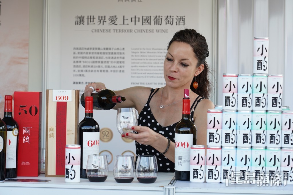 陳仙妮希望通過今次活動推廣中國葡萄酒。葉偉豪攝
