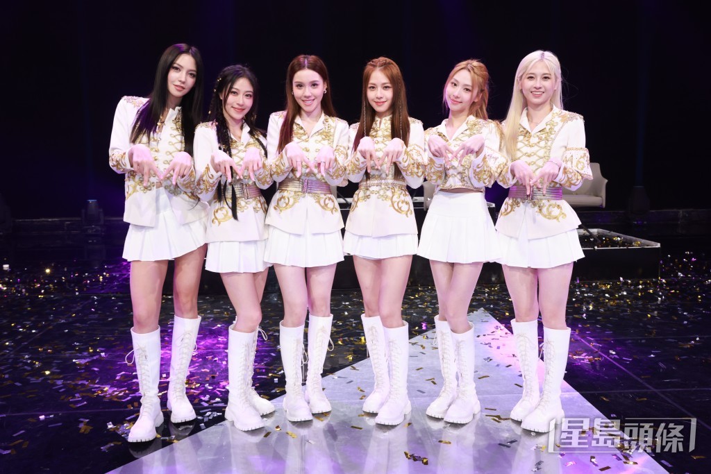 (左起)喬美莎、倪樂琳、宋宛穎、莊子璇、盧映彤、倪嘉雯成團。 (左起)喬美莎、倪樂琳、宋宛穎、莊子璇、盧映彤、倪嘉雯成團。