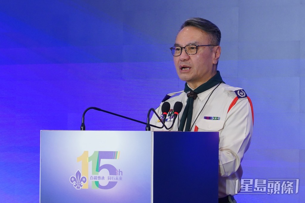 香港童軍總會香港總監黎偉生。