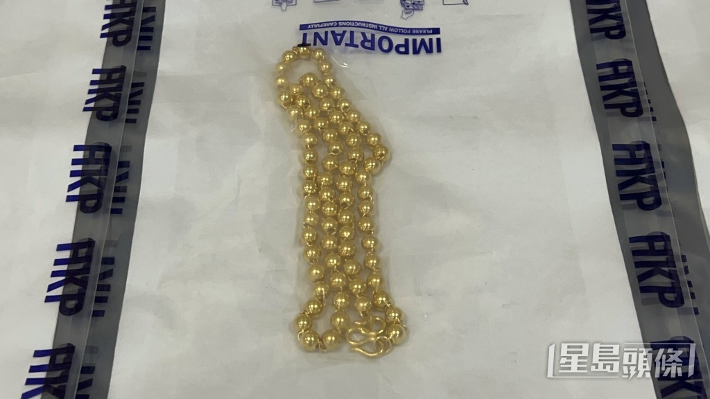 頸鏈的其他部分只是普通金屬。 頸鏈的其他部分只是普通金屬。