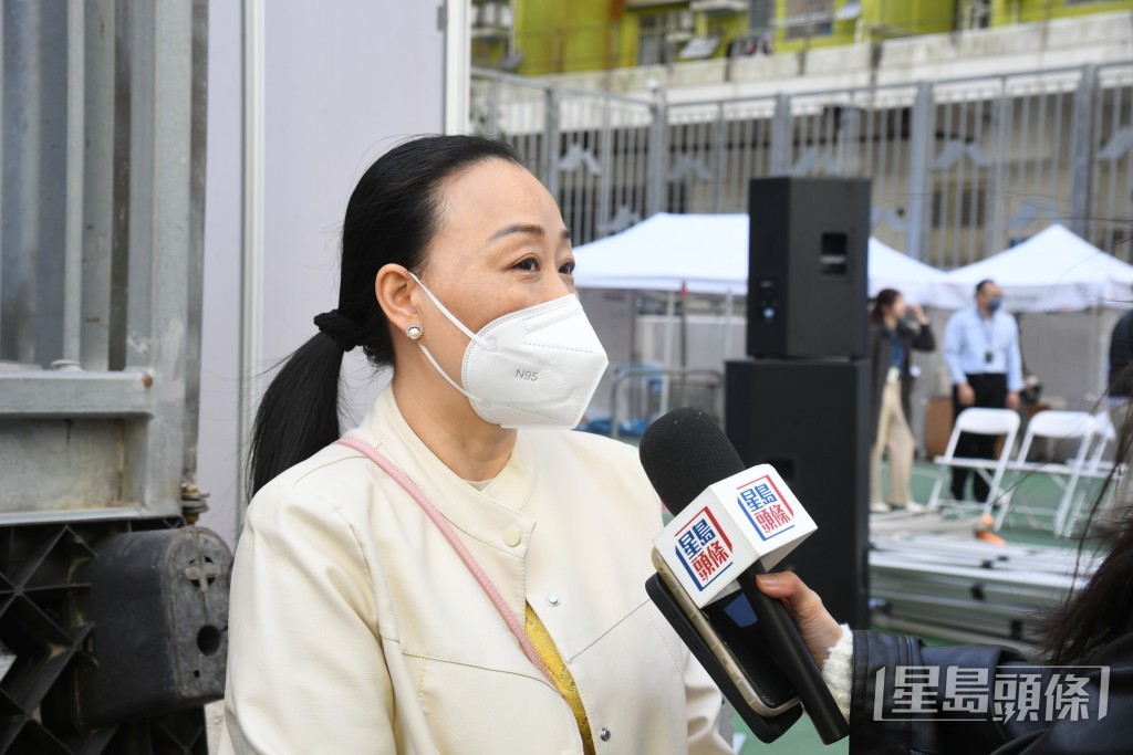 希望找到兼職的陳女士。何健勇攝 希望找到兼職的陳女士。何健勇攝