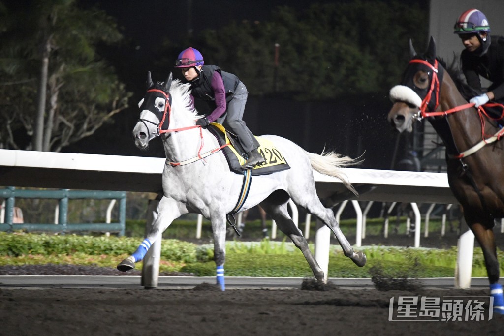 罗富全今朝课后只接「银皇兴标」，仲捉住显东倾谈一番。