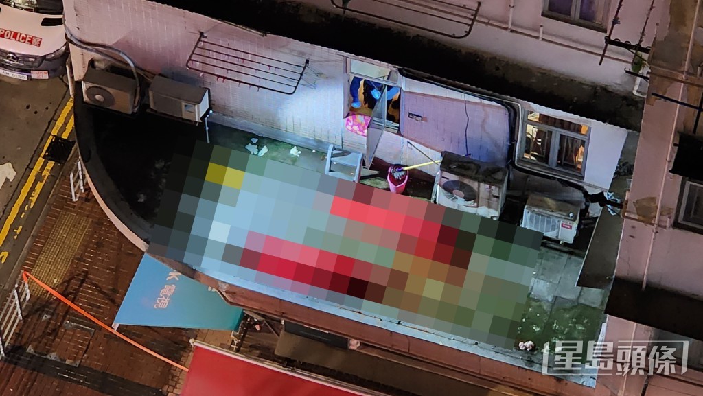 現場血跡斑斑。 現場血跡斑斑。