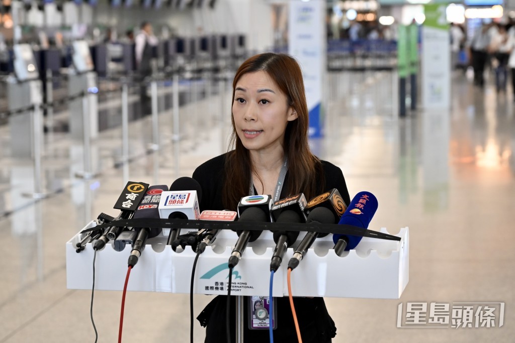 大灣區航空地面服務副總經理馬詠珊。 大灣區航空地面服務副總經理馬詠珊。