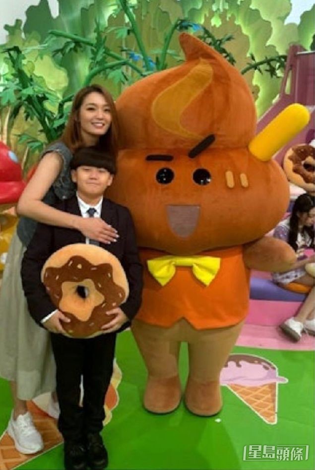 呂慧儀曾帶兒子Anton出鏡。