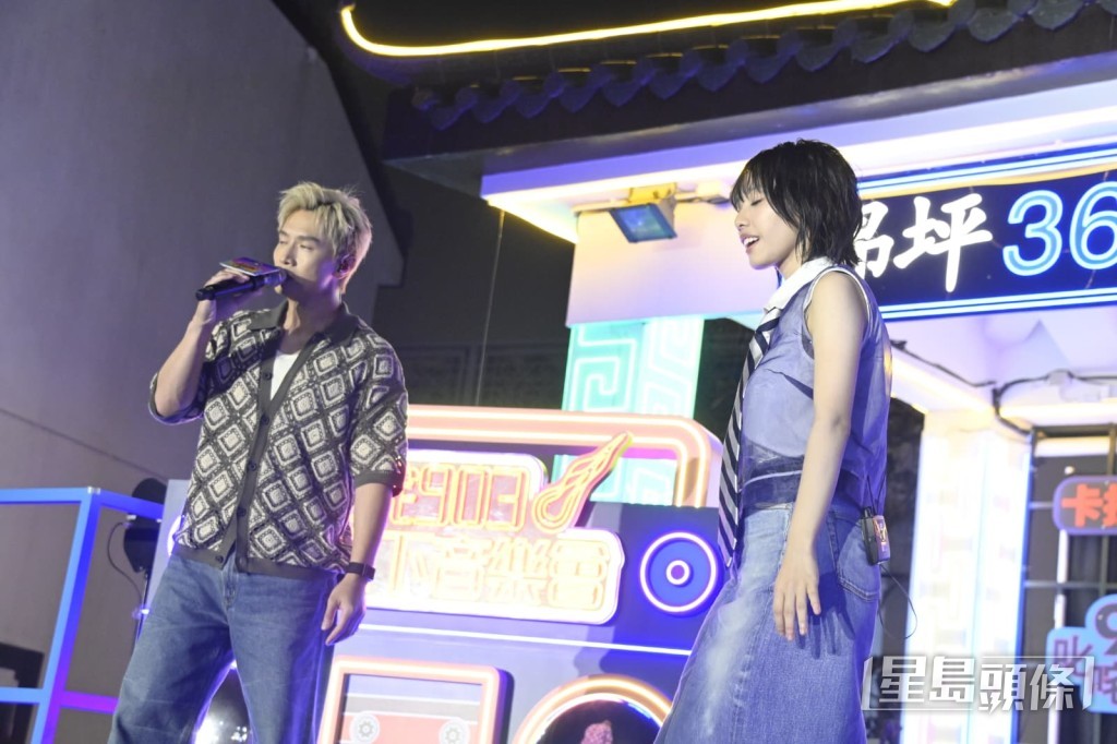 陳柏宇(Jason)及蘇詠淳同台。 陳柏宇(Jason)及蘇詠淳同台。