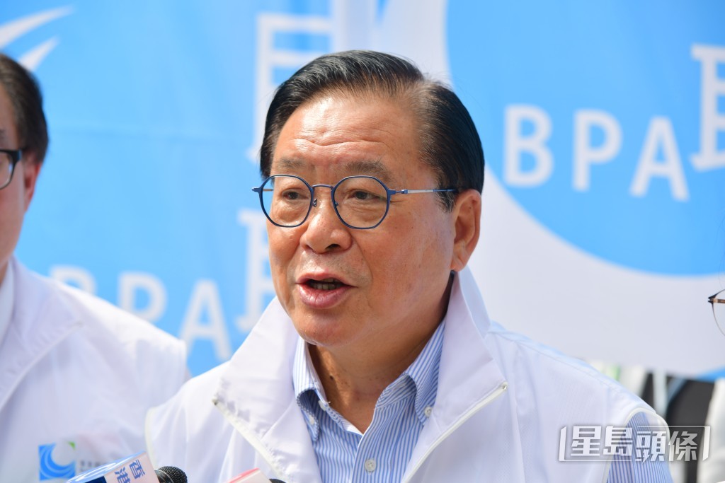 行會成員、經民聯副主席林健鋒。歐樂年攝 行會成員、經民聯副主席林健鋒。歐樂年攝