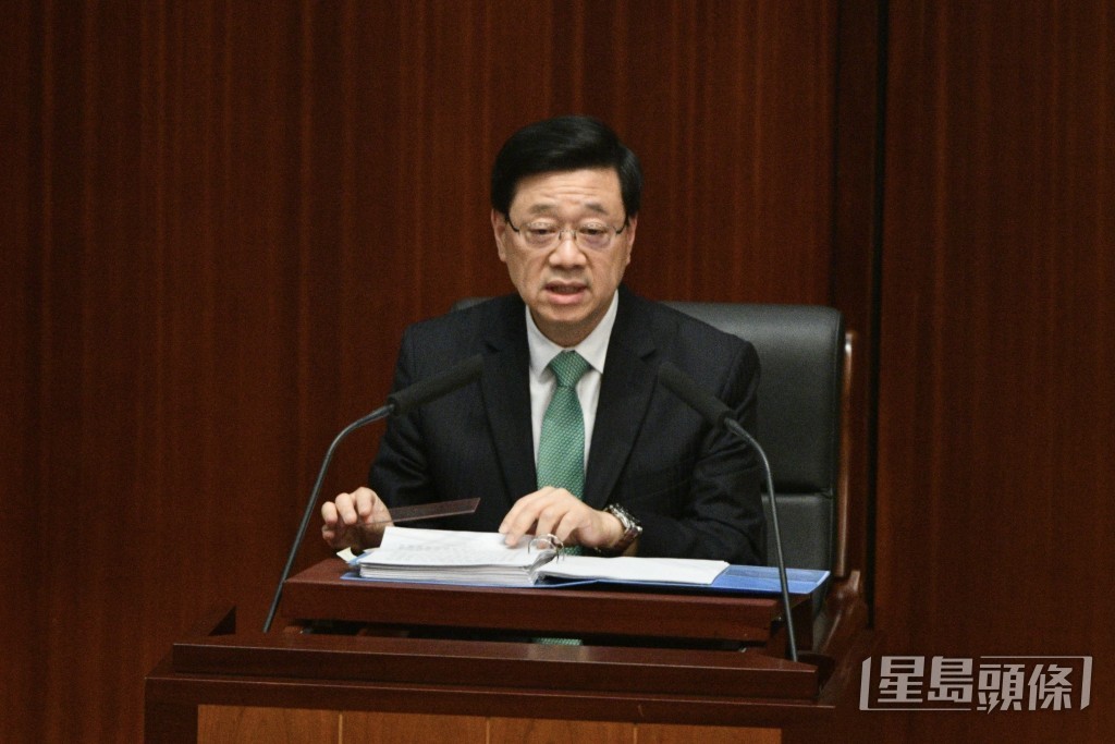 行政長官李家超。吳艷玲攝