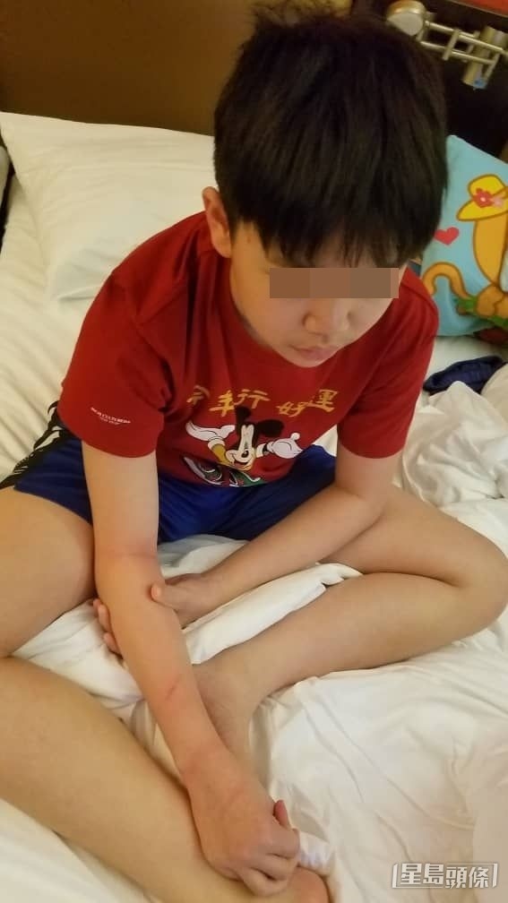 梅啟明被指向兒子家暴。 梅啟明被指向兒子家暴。