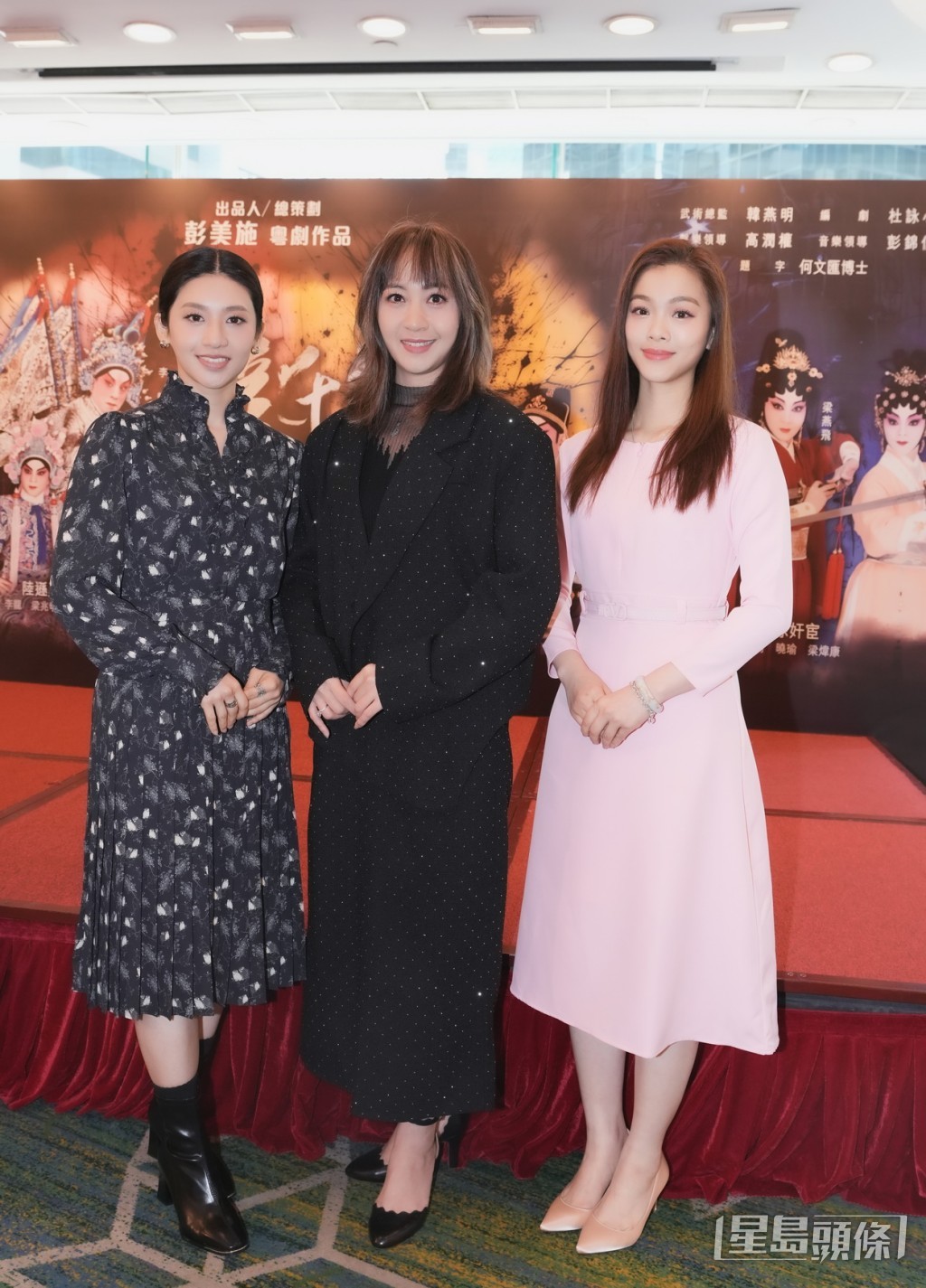 梁非同、梁燕飛、曉瑜演出《劍膽紅袖除奸宦》。 梁非同、梁燕飛、曉瑜演出《劍膽紅袖除奸宦》。