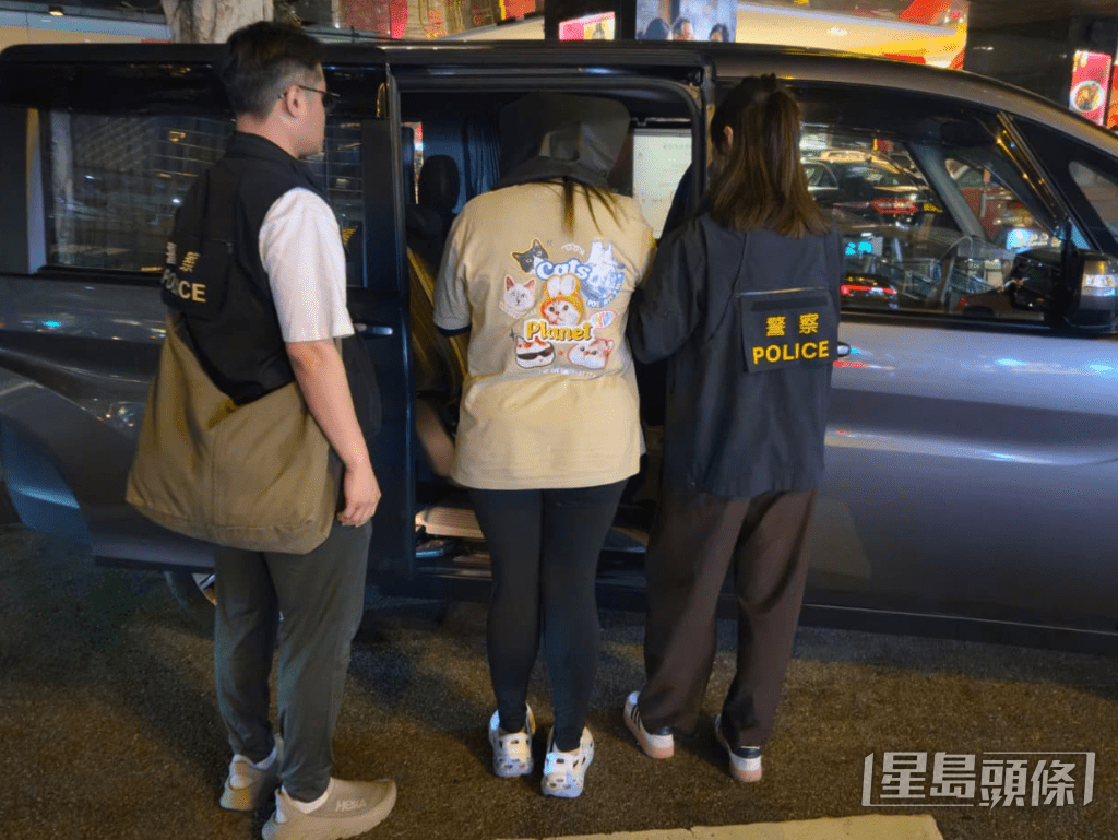 警方拘捕7名男女。警方提供 警方拘捕7名男女。警方提供