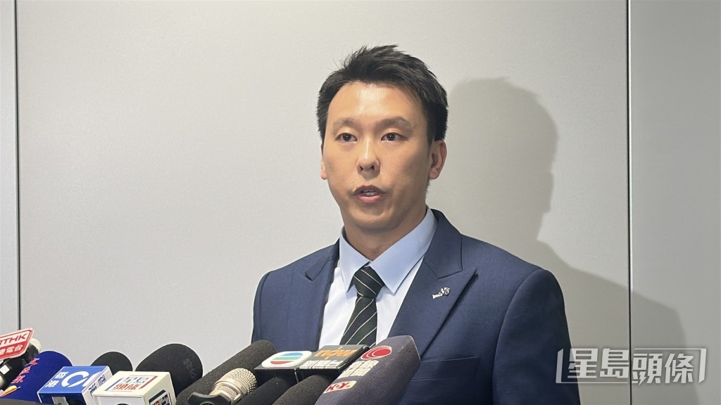 毒品調查科行動組高級督察陳源勲講述案情。劉漢權攝 毒品調查科行動組高級督察陳源勲講述案情。劉漢權攝