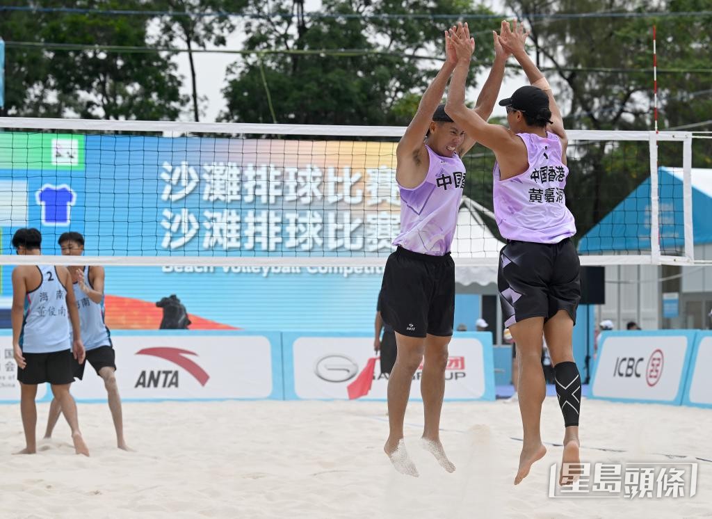 全運會沙灘排球賽事近日在港舉行，成為市民熱話。