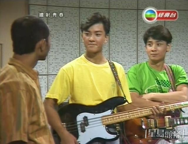 黃澤鋒(右)曾係TVB藝員。 黃澤鋒(右)曾係TVB藝員。
