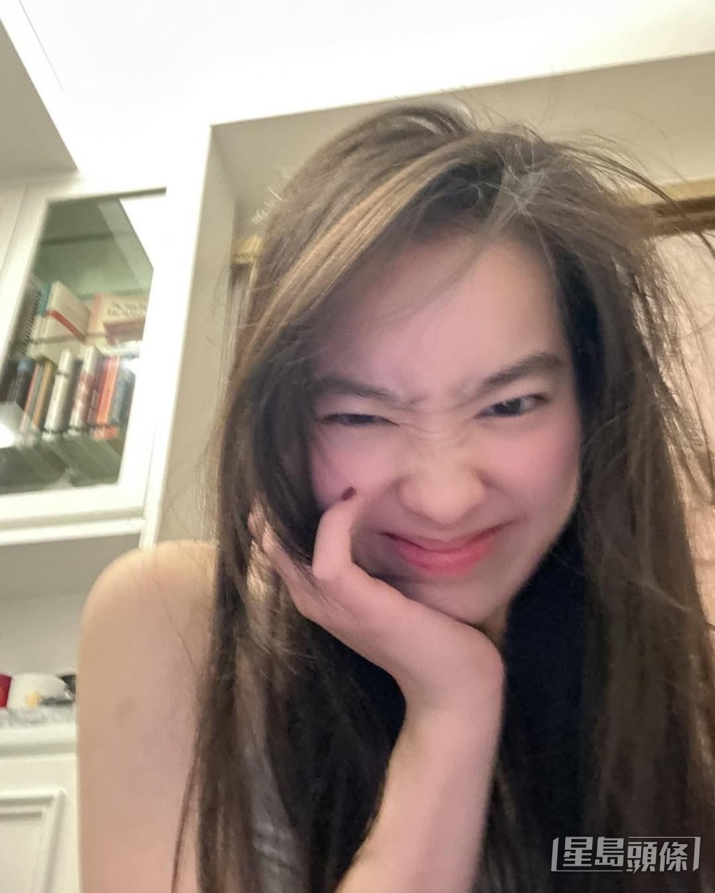Ashley有可愛笑容。 Ashley有可愛笑容。