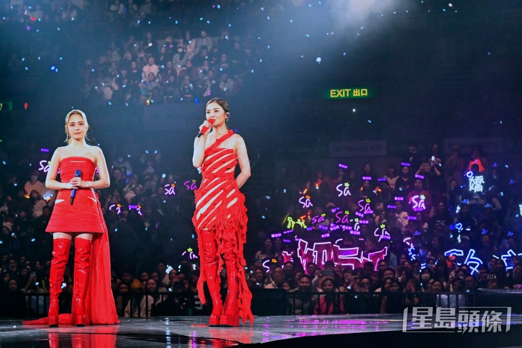 蔡卓妍表示22年前出道，當年做第一次的紅館演唱覺得是一個奇蹟。