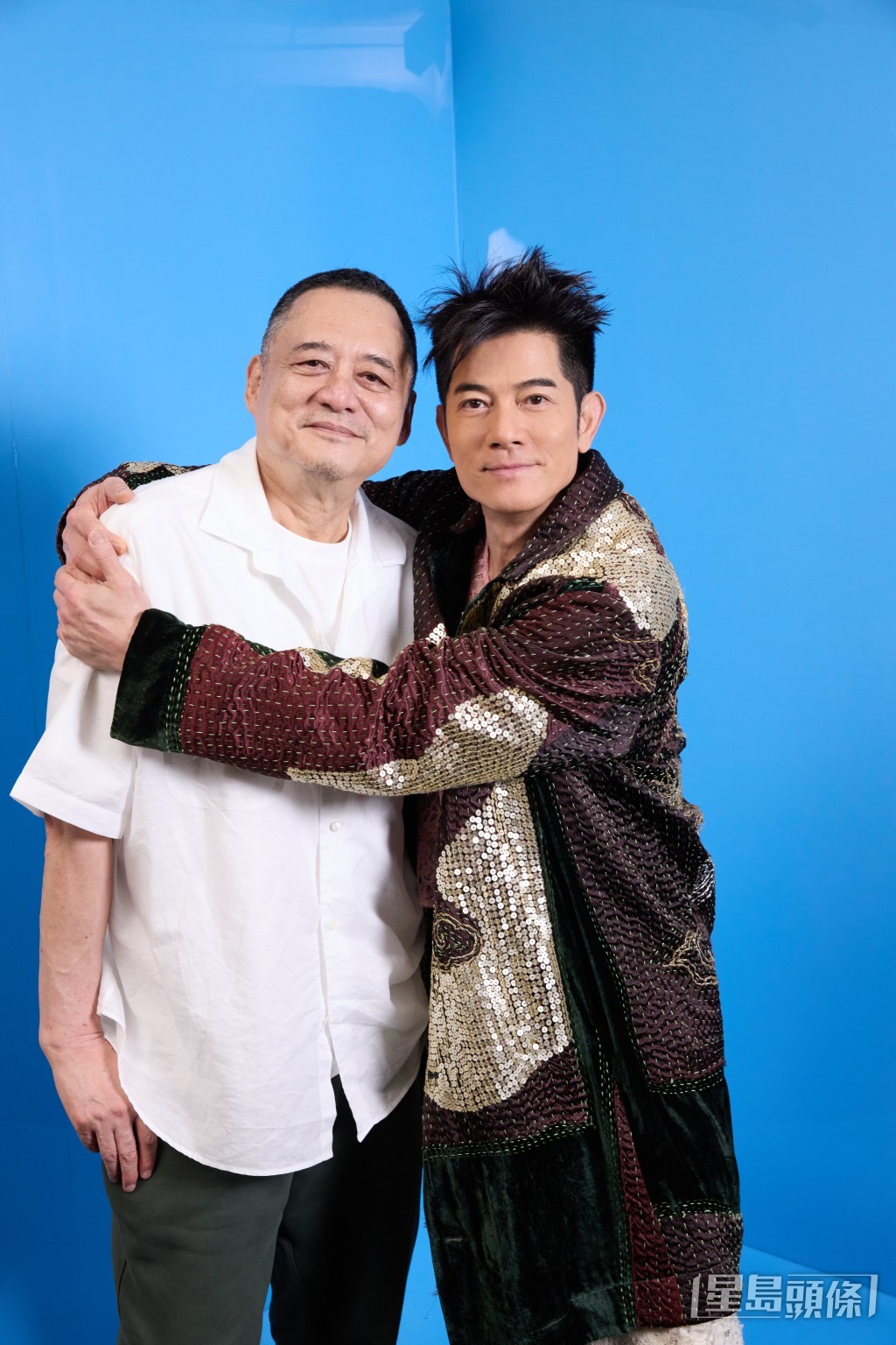 美術大師張叔平為Aaron打造海報形象。 美術大師張叔平為Aaron打造海報形象。