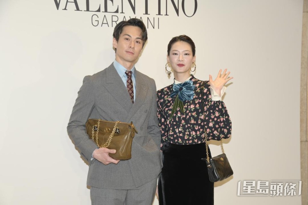 朱鉴然、Fish昨晚在品牌活动上相聚。