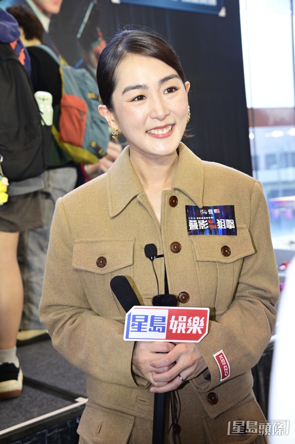 蔡穎恩首次有劇集在TVB播出，表示非常期待。