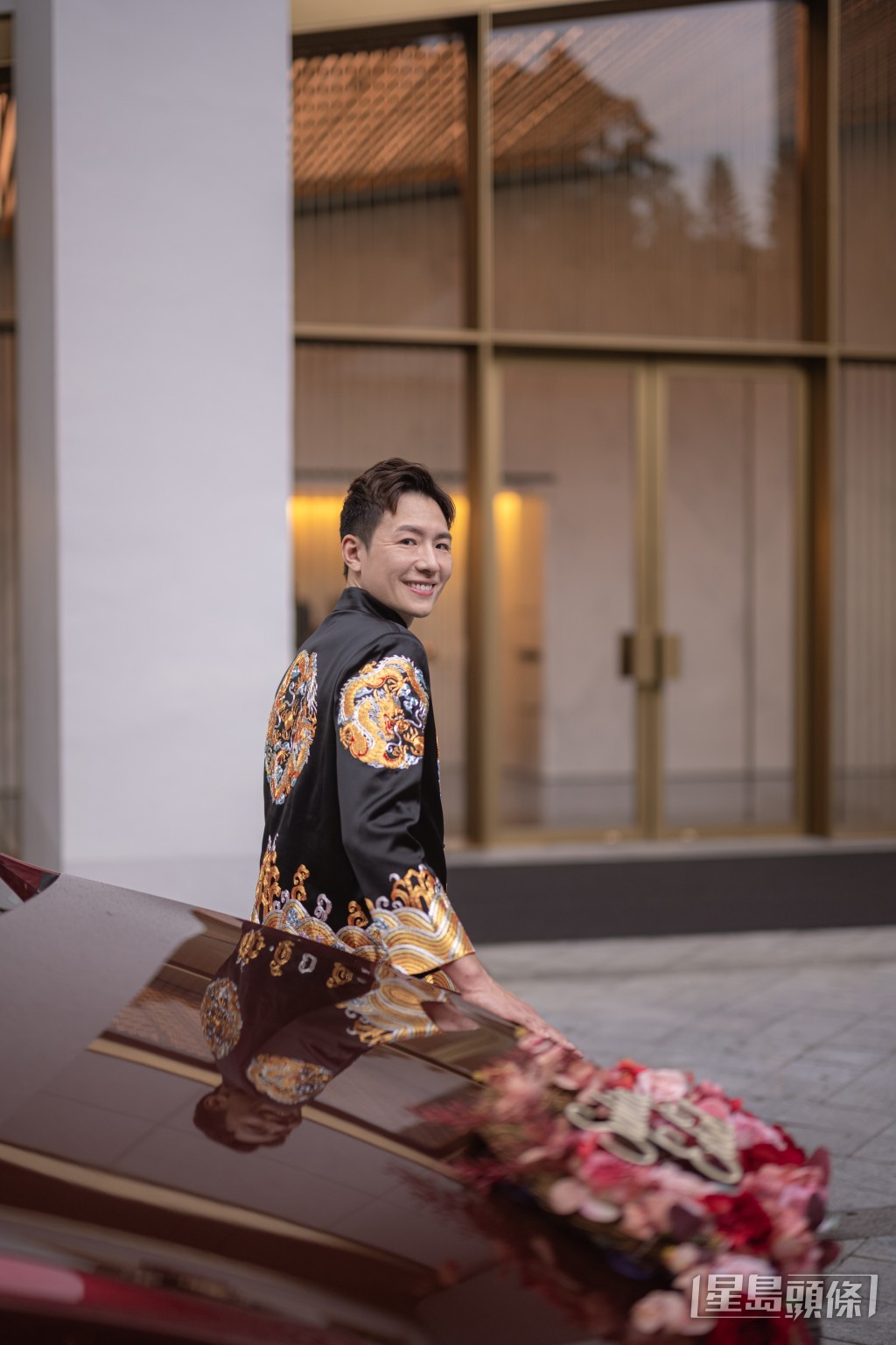《愛‧回家之開心速遞》的「英進」招浩明今日(11日)結婚。 《愛‧回家之開心速遞》的「英進」招浩明今日(11日)結婚。