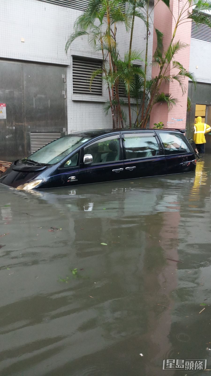 居民指近年颱風季節，馬環村仍經常出現水浸。