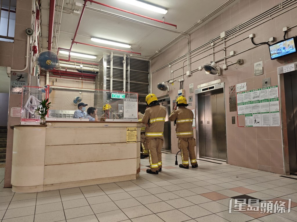 消防派員到場了解。黎志偉攝