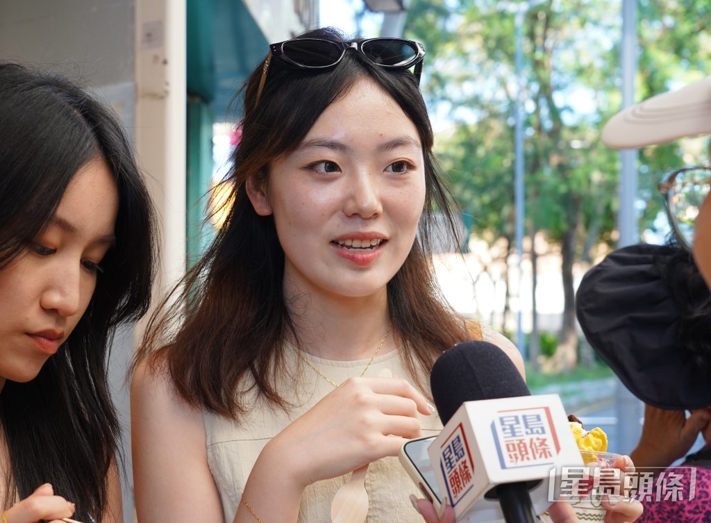 在港就讀的內地生馬小姐。