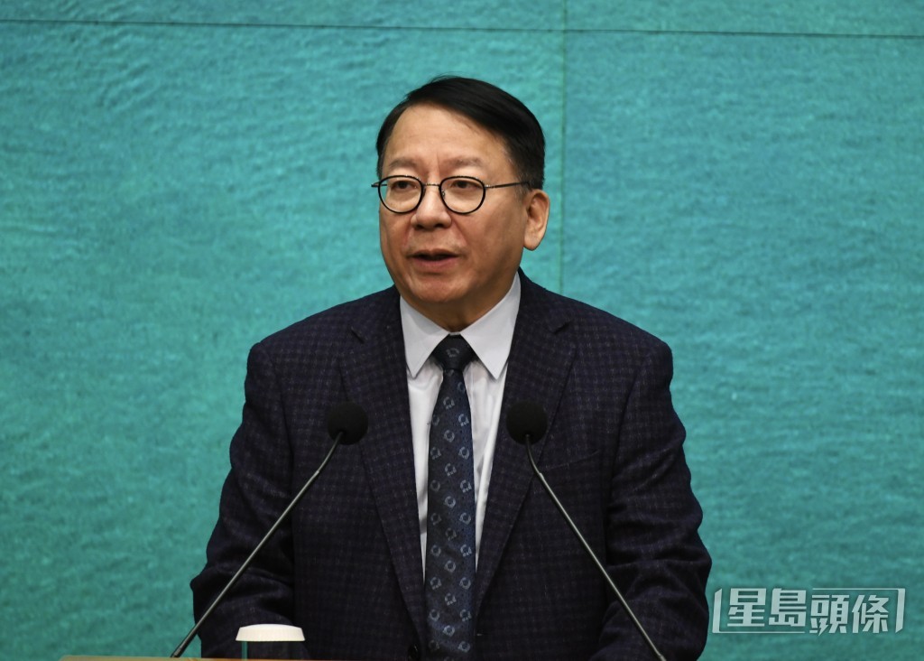 陳國基強調整體目標是要做好地區治理的工作重。何君健攝