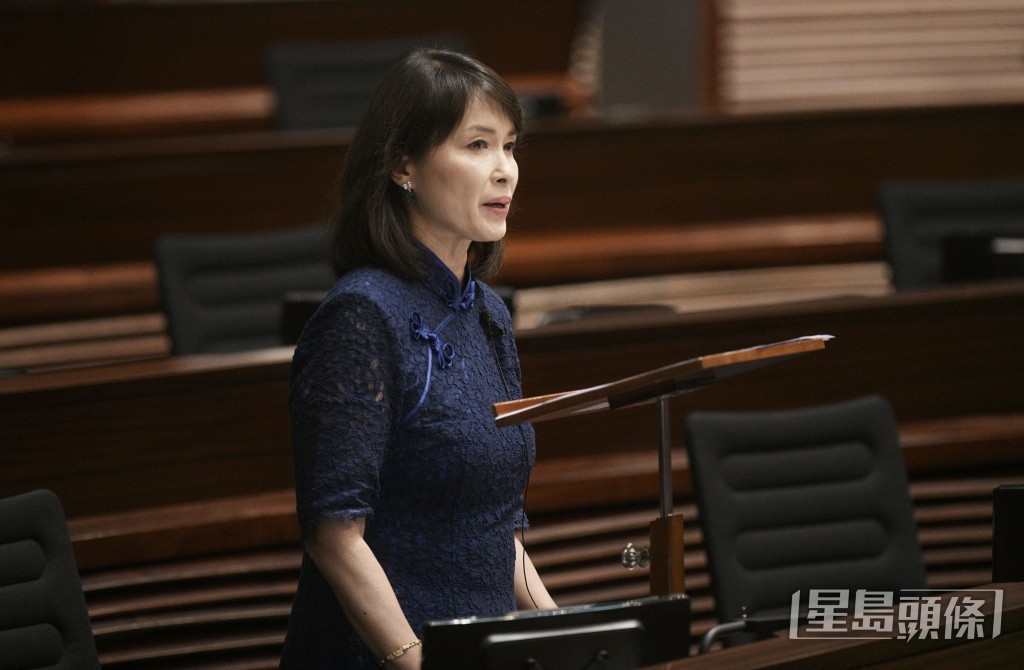 選委界立法會議員江玉歡。 選委界立法會議員江玉歡。