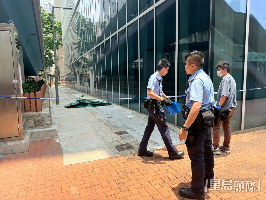 警員到場調查。梁國峰攝