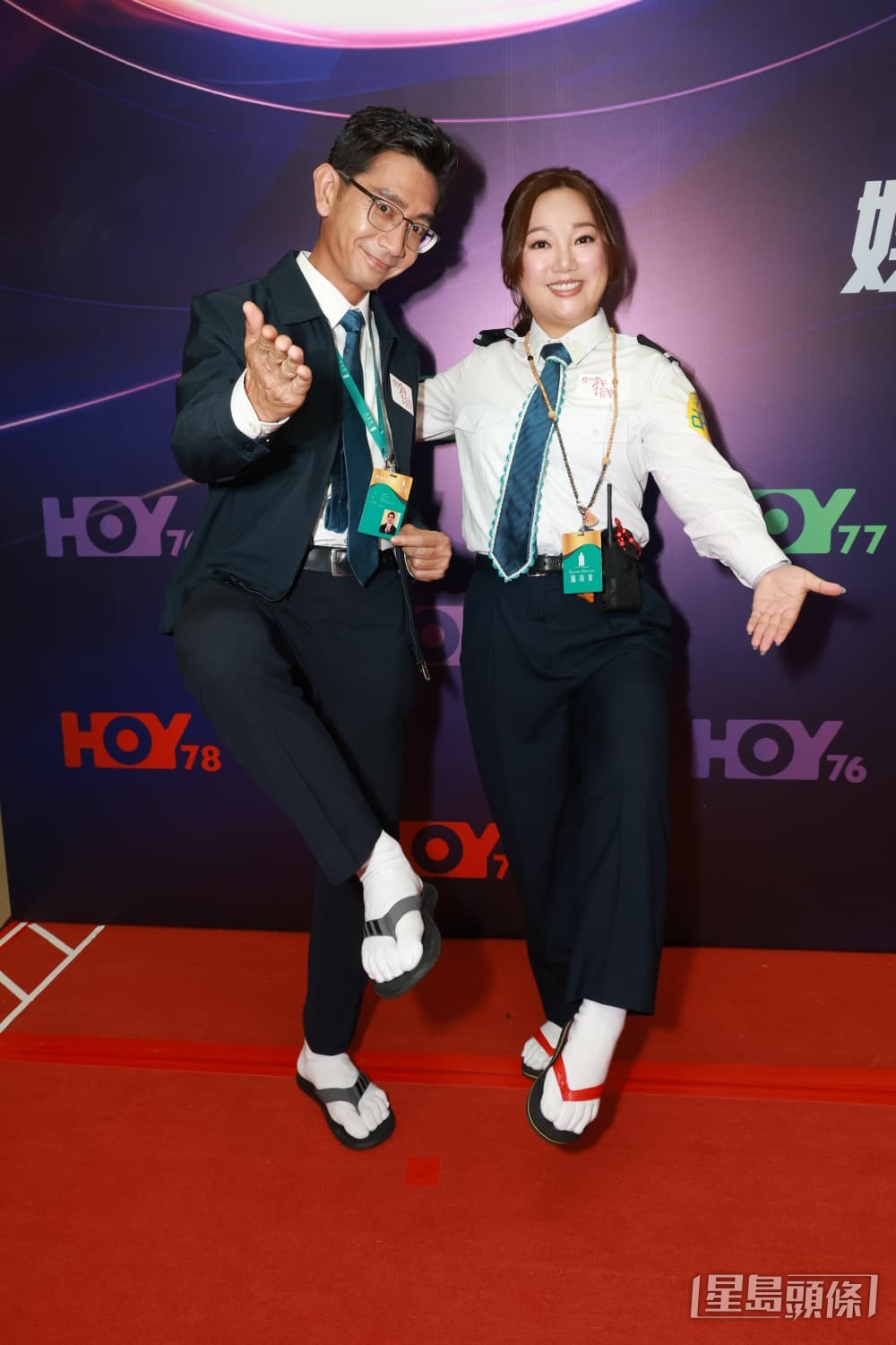 李尚正與盧頌恩（妹頭）為「HOY TV一哥與一姐」。