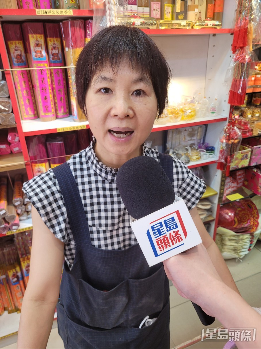 明生行負責人吳女士。趙克平攝