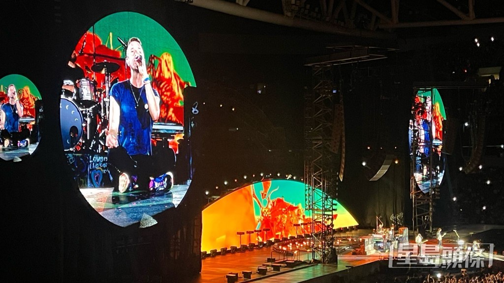 英國樂隊Coldplay演唱會最後一場開騷。