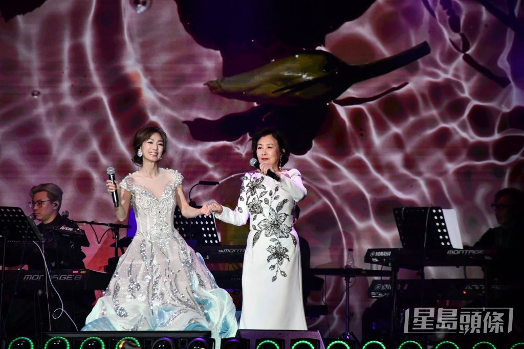 米雪和汪明荃壓軸表演。