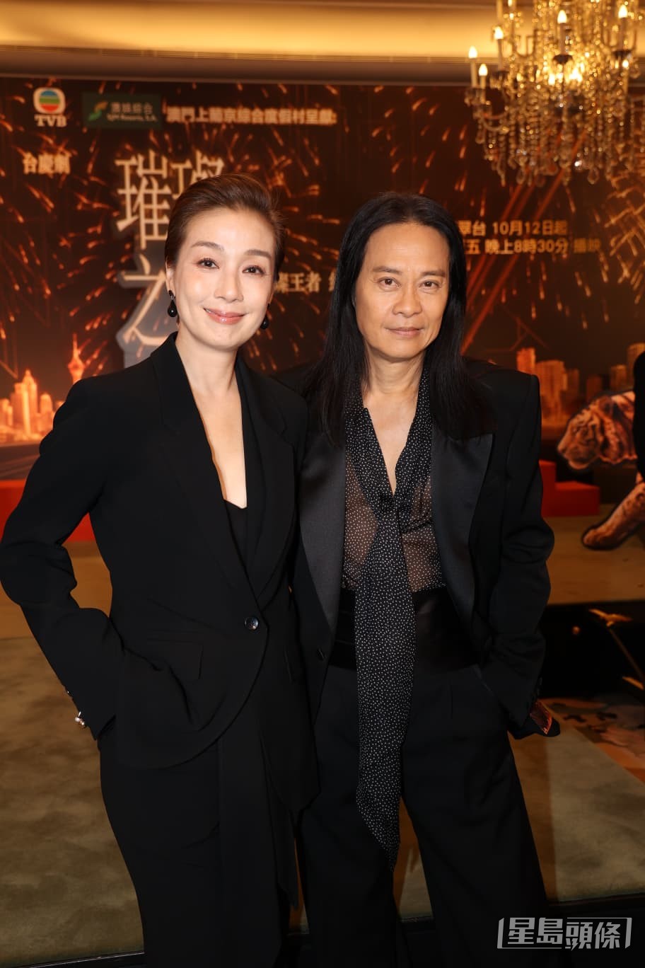 蔡一智和江美儀合作愉快。 蔡一智和江美儀合作愉快。