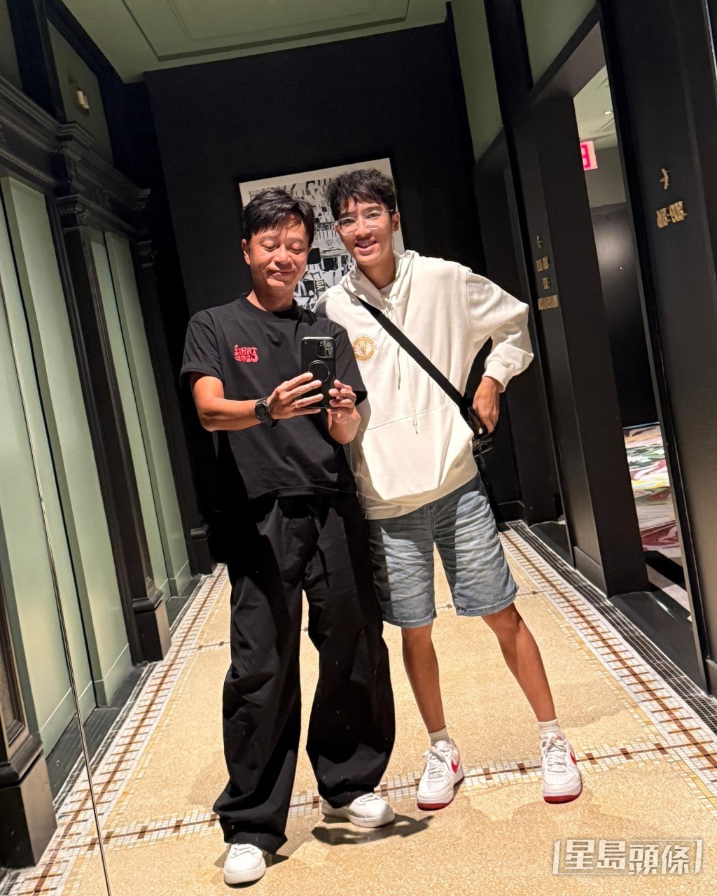李克勤避談兒子緋聞。 李克勤避談兒子緋聞。