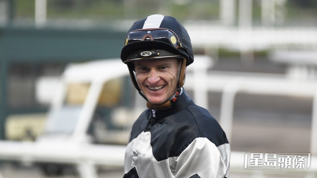  潘顿今朝特地为了「劲进驹」刻意早到，重视程度可见一斑。