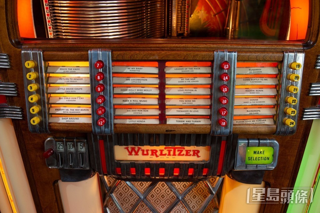 1947年生產的Wurlitzer 點唱機 1947年生產的Wurlitzer 點唱機