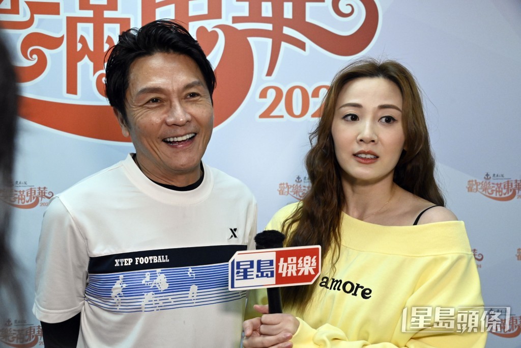 朱晨麗、關禮傑係好拍檔。 朱晨麗、關禮傑係好拍檔。