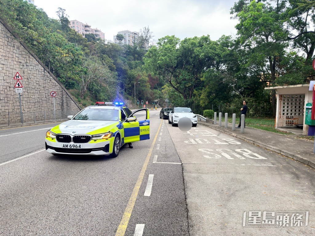 警員到場調查。梁國峰攝