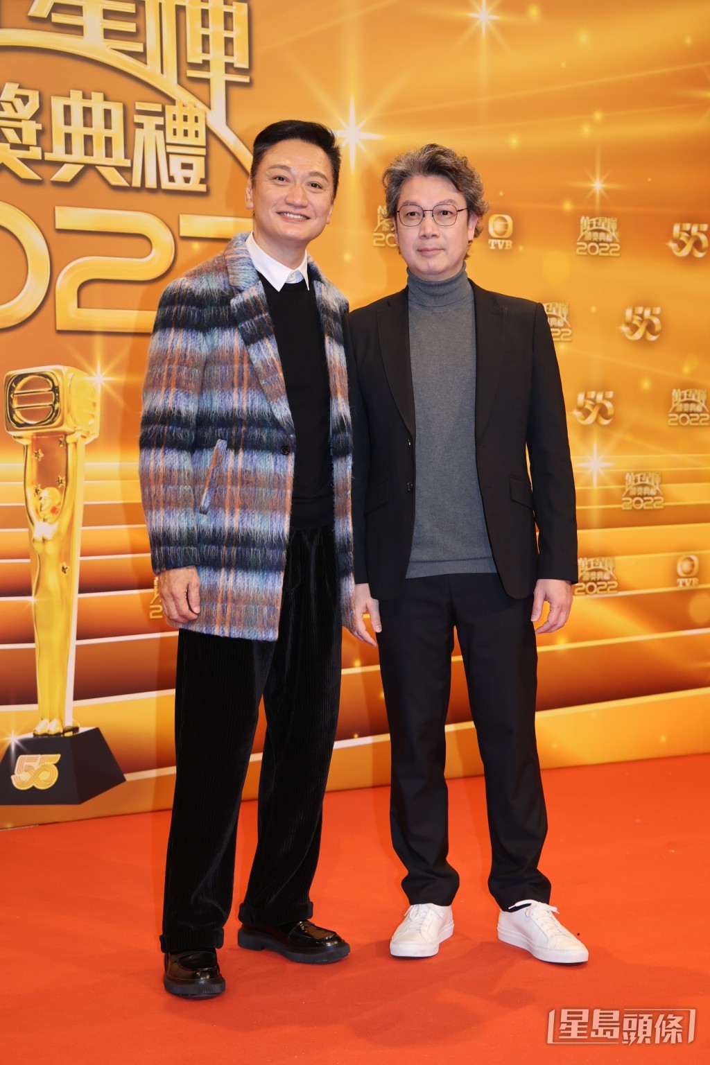 梁荣忠去年1月惊喜现身《万千星辉颁奖典礼2022》。