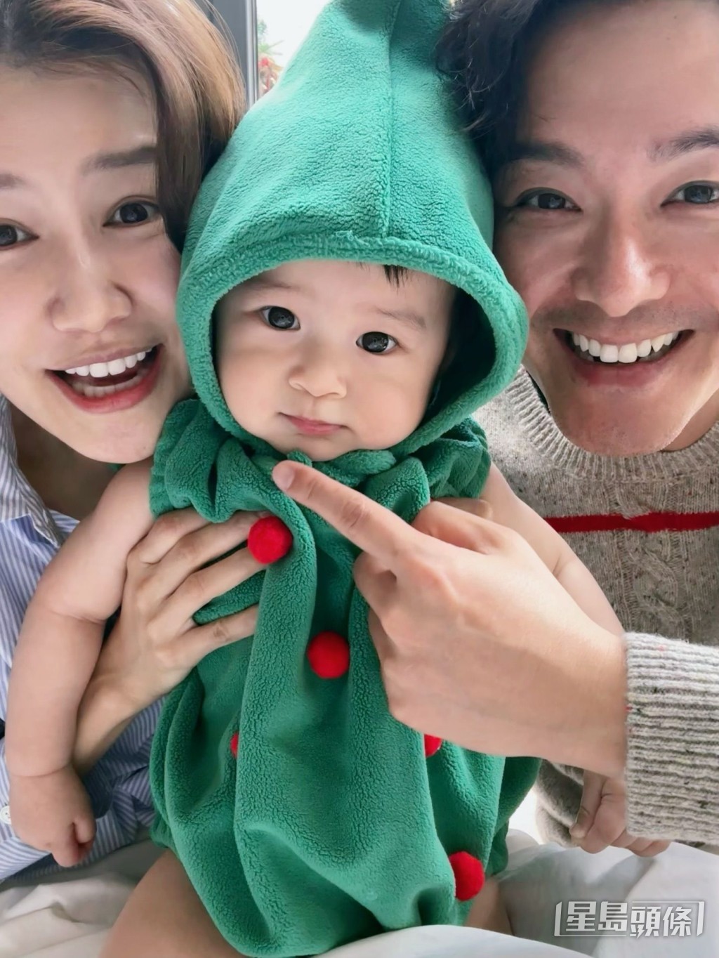 黃翠如做幸福肥師奶。 黃翠如做幸福肥師奶。