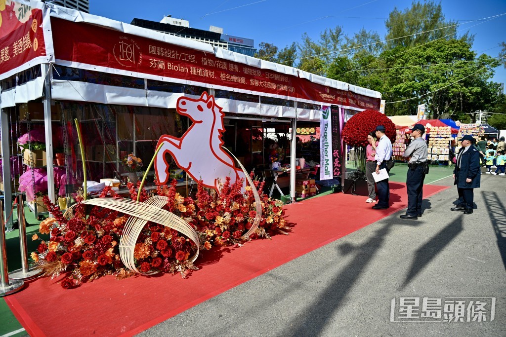 開鑼首日天朗氣清，氣溫回暖，吸引大批市民到維園年宵辦年貨、買年花。