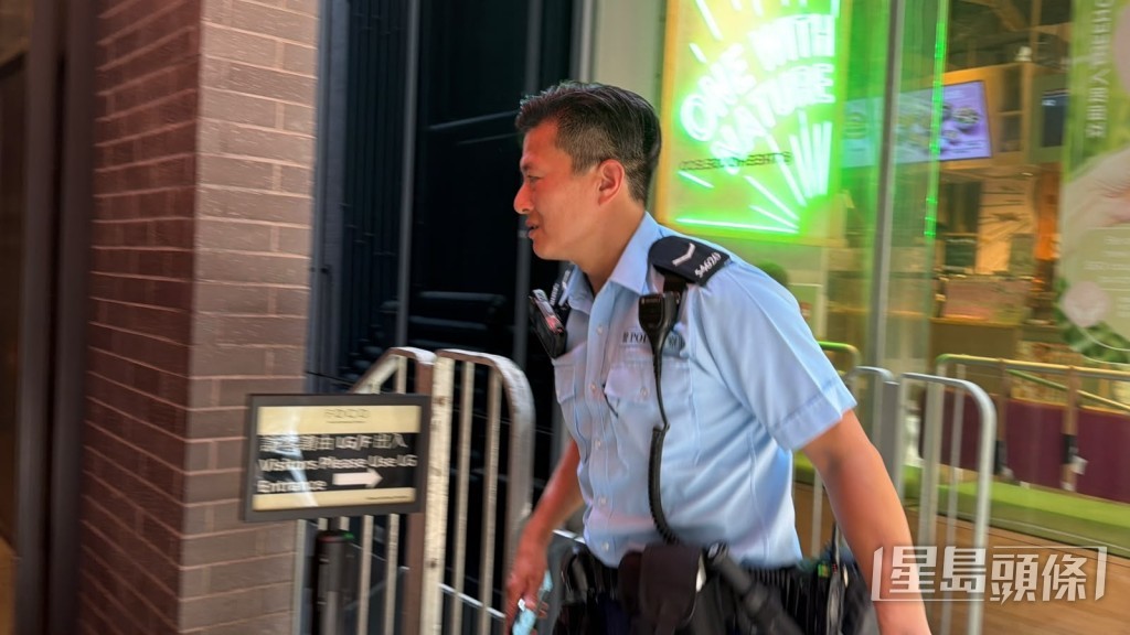 警员到场调查。刘汉权摄